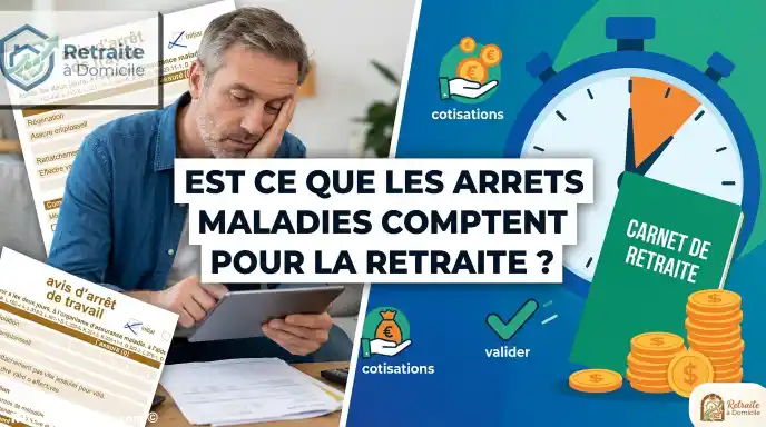 est ce que les arrets maladies comptent pour la retraite