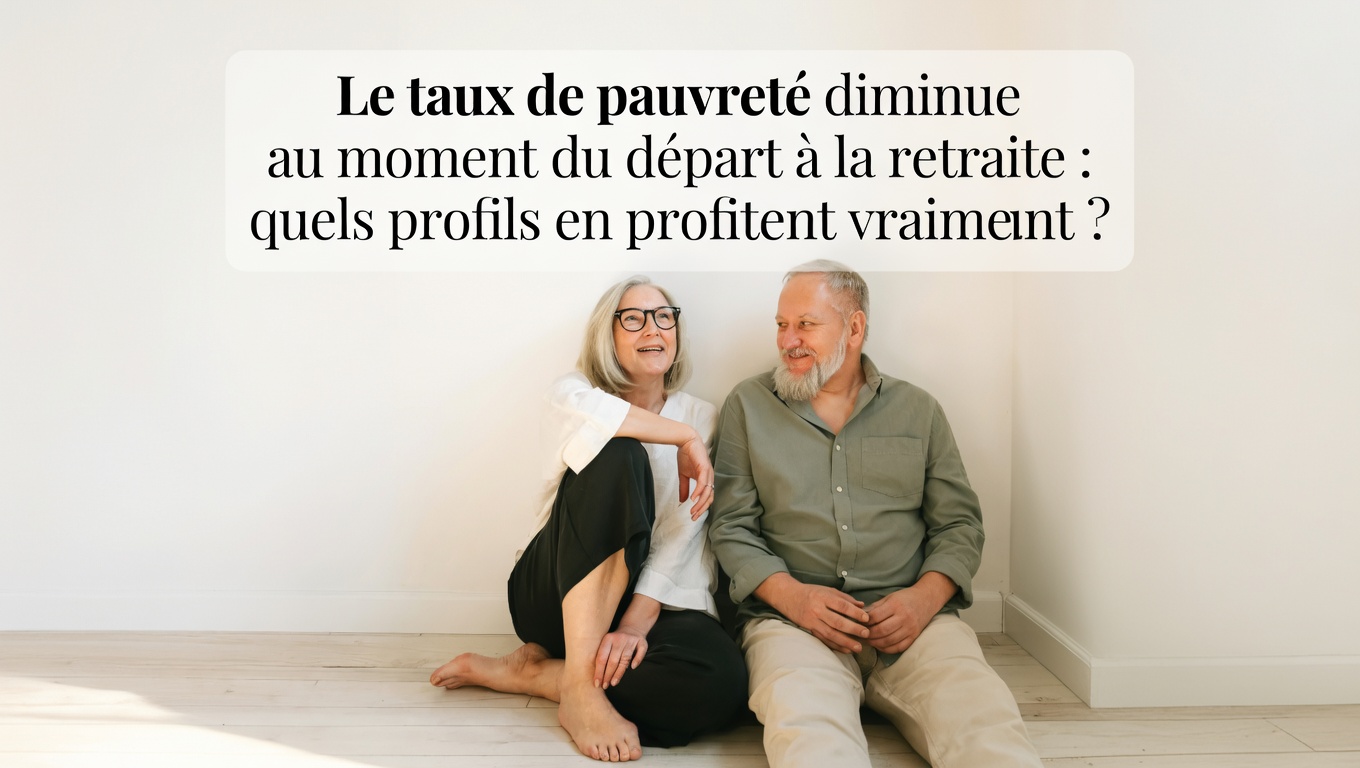 Le taux de pauvreté diminue au moment du départ à la retraite : quels profils en profitent vraiment ?