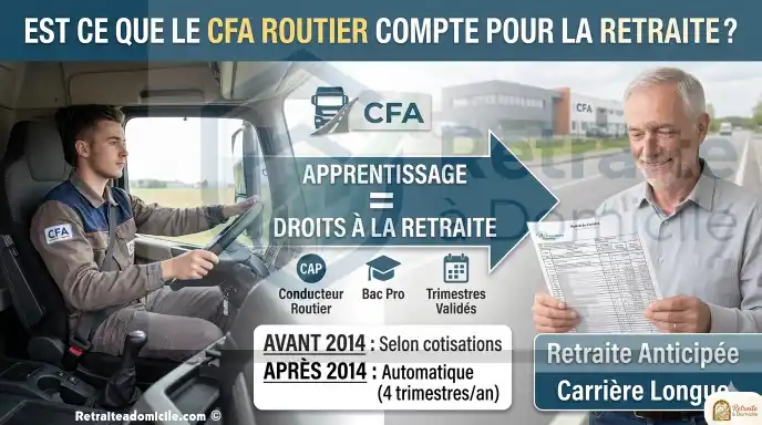 est ce que le cfa routier compte pour la retraite