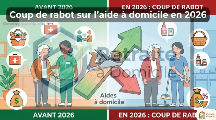 Coup de rabot sur l’ aide à domicile en 2026