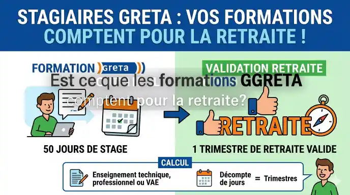 est ce que les formations greta comptent pour la retraite