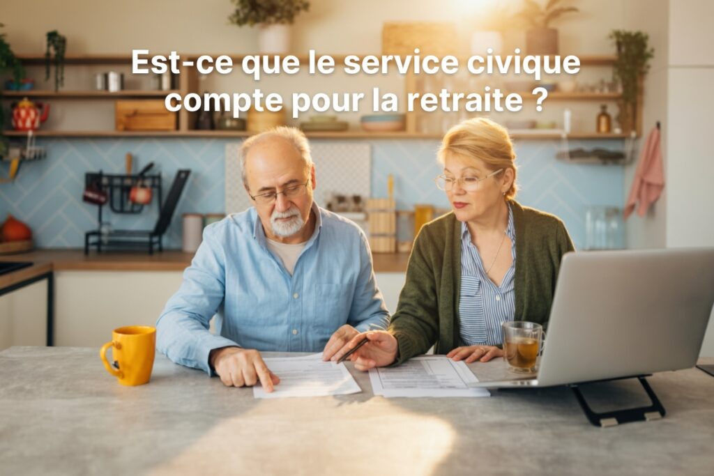 est ce que le service civique compte pour la retraite