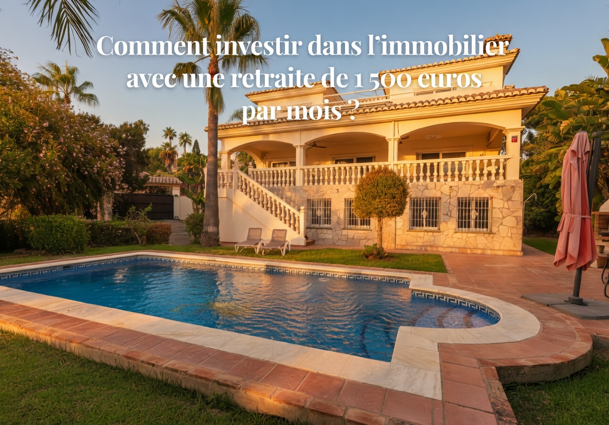 Comment investir dans l&rsquo;immobilier avec une retraite de 1 500 euros par mois ?