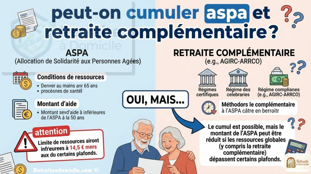 peut-on cumuler aspa et retraite complémentaire