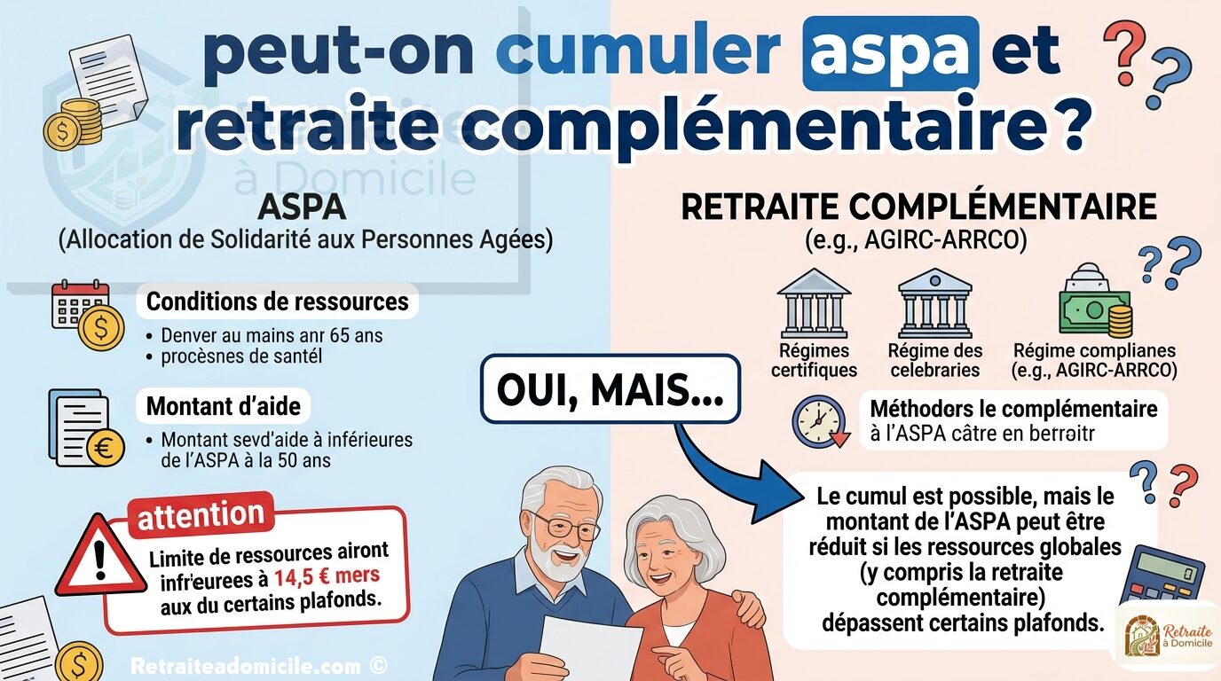 Peut-on cumuler ASPA et retraite complémentaire ? Oui, et voici comment