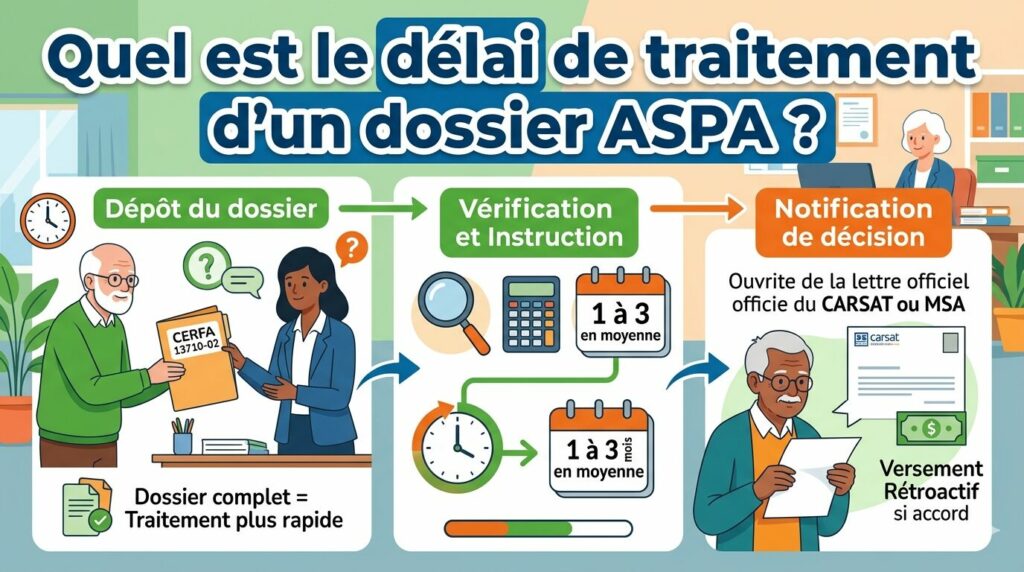 delai de traitement dossier aspa
