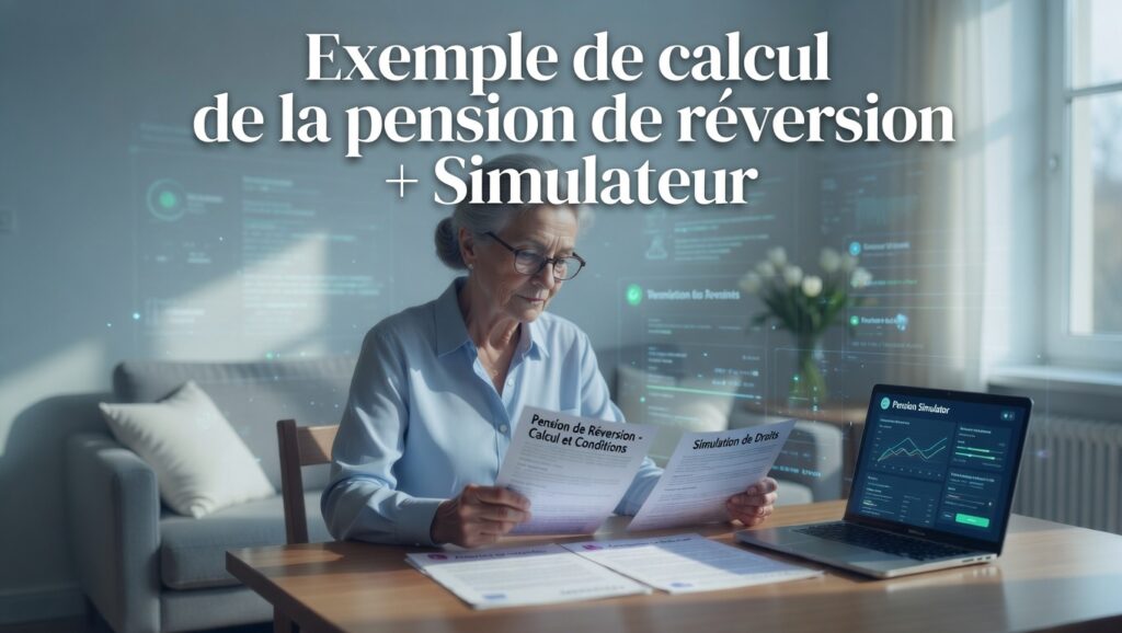 exemple de calcul de la pension de réversion