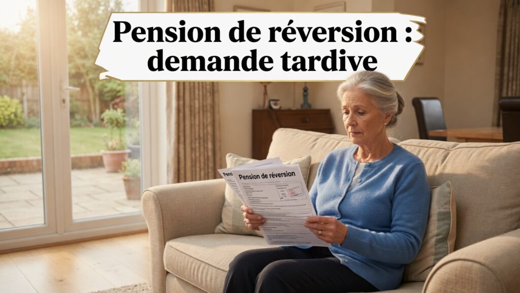 pension de réversion demande tardive