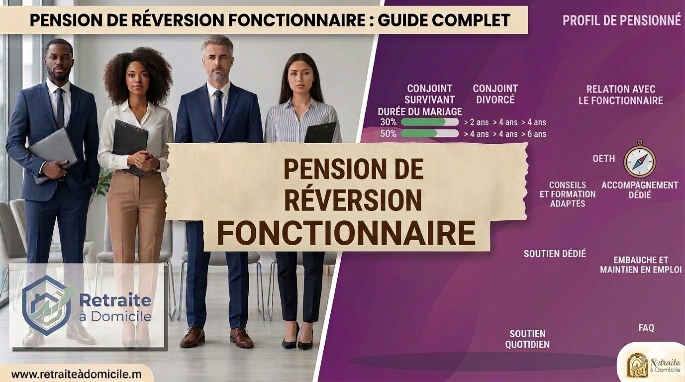 Pension de réversion fonctionnaire : ce que touche vraiment le conjoint survivant