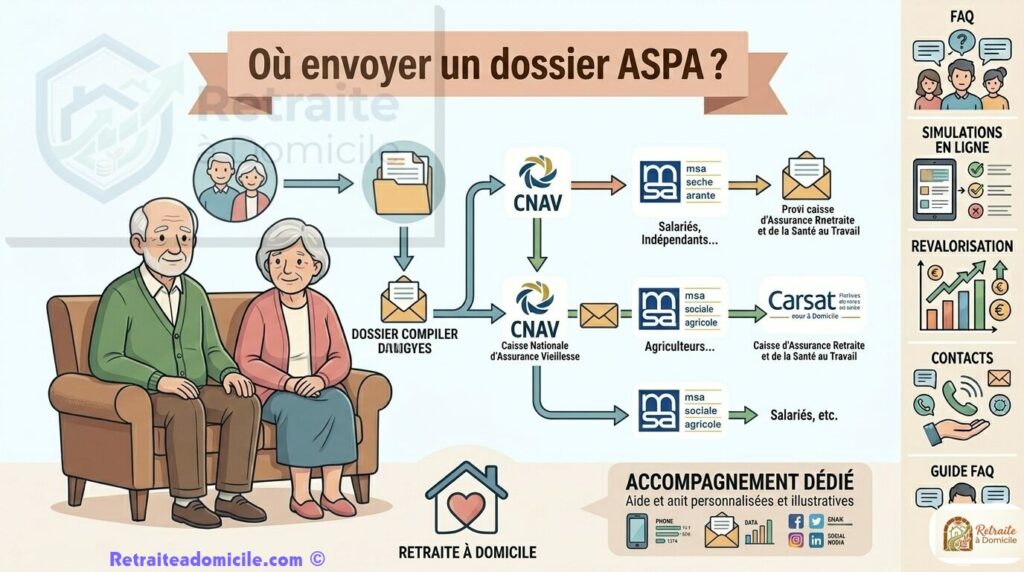 Où envoyer un dossier ASPA