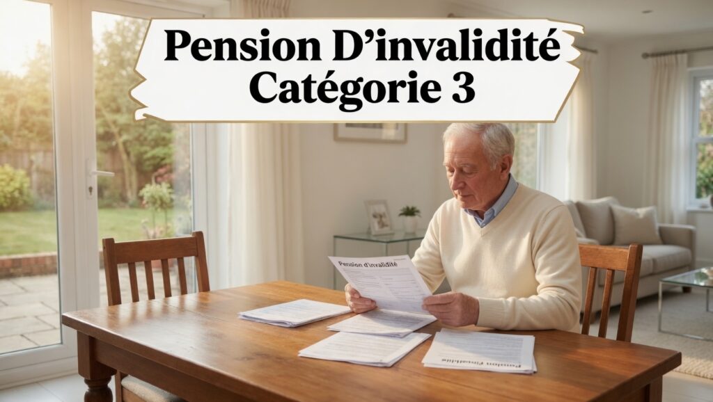 pension d'invalidité catégorie 3