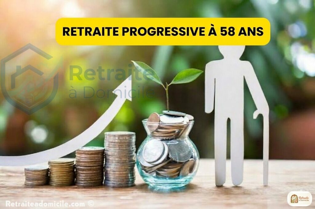 retraite progressive à 58 ans