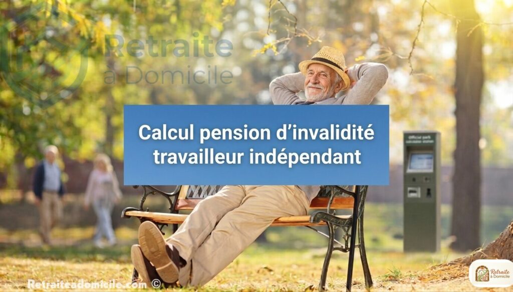 calcul pension d'invalidité travailleur indépendant