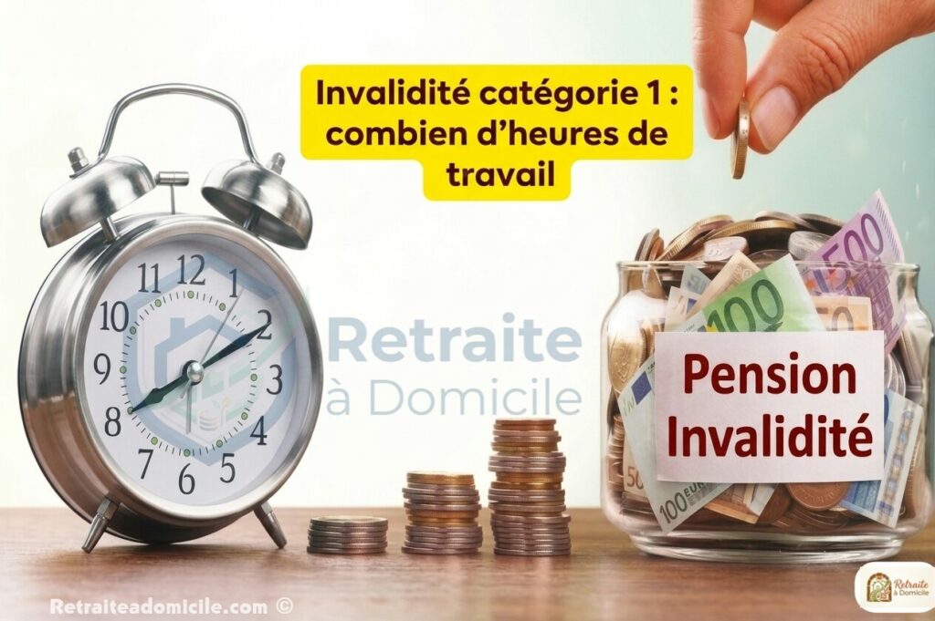 Invalidité catégorie 1 combien d'heures de travail