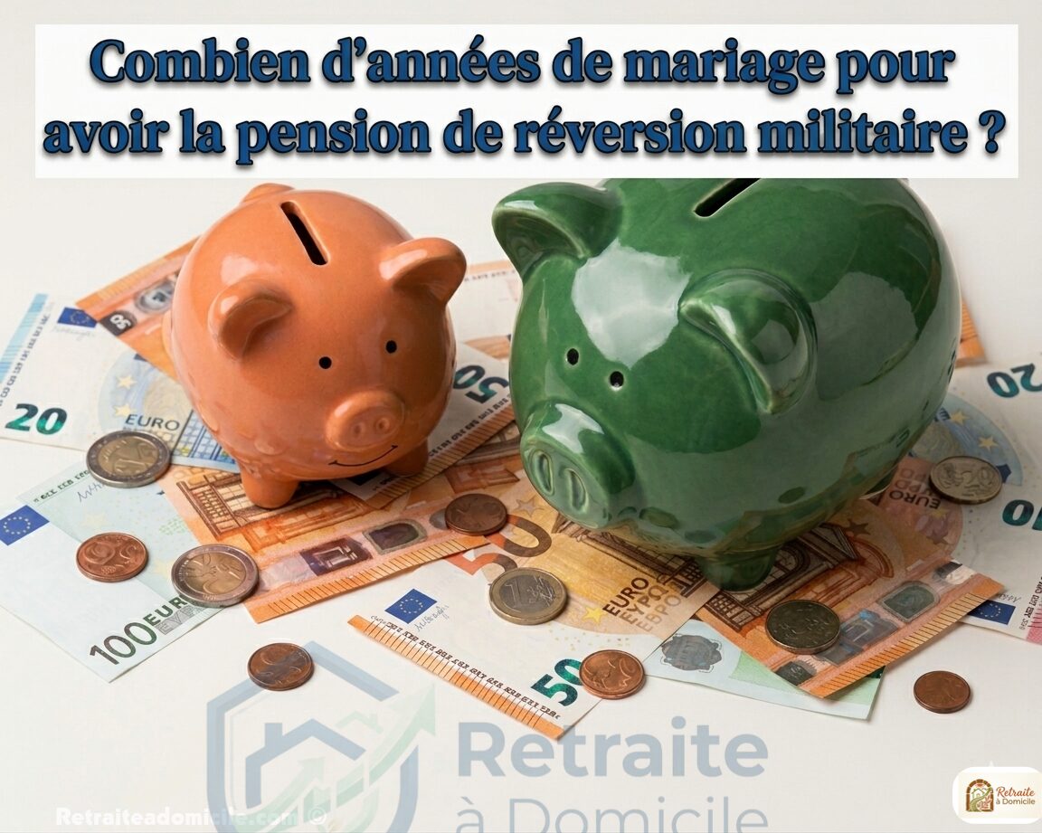 Combien d’années de mariage pour avoir la pension de réversion militaire ?