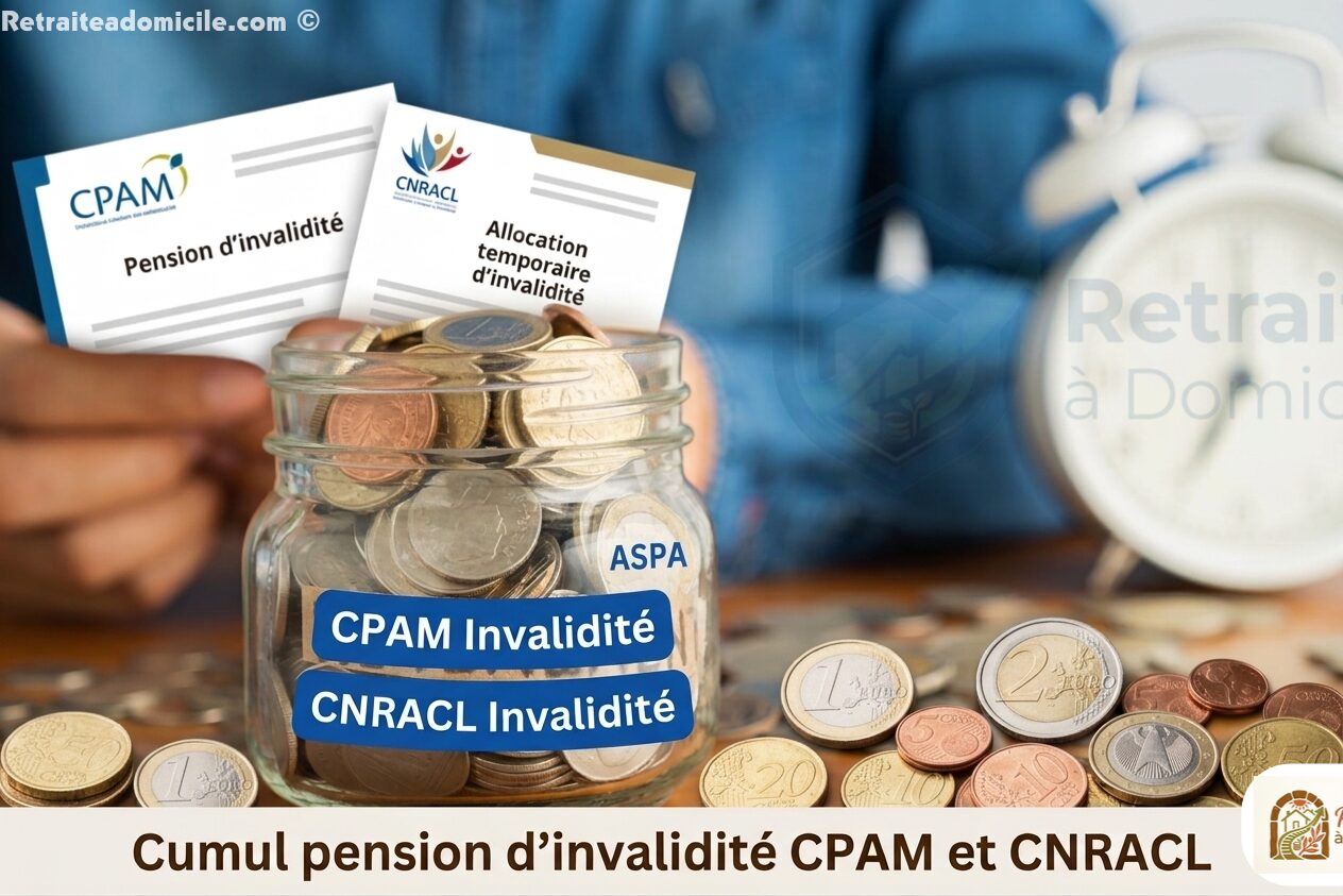 Cumul pension d&rsquo;invalidité CPAM et CNRACL : règles, plafonds et pièges en 2026