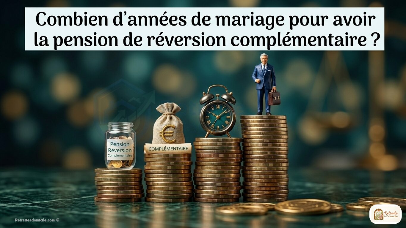 Combien d&rsquo;années de mariage pour avoir la pension de réversion complementaire