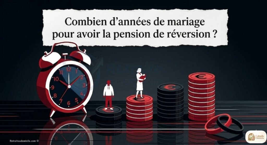 Combien d'années de mariage pour avoir la pension de réversion 2026