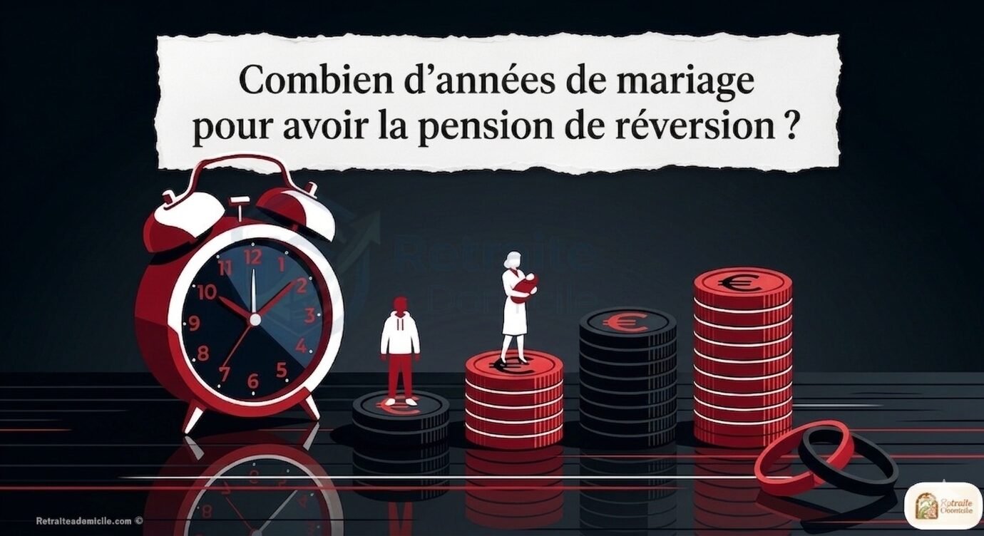 Combien d&rsquo;années de mariage pour avoir la pension de réversion 2026 ?