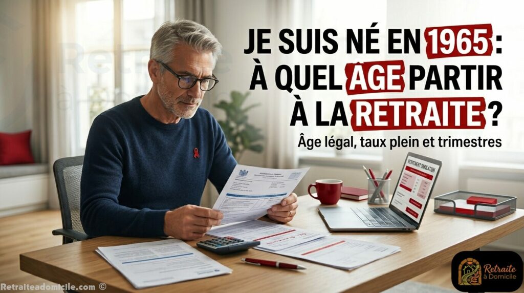 Je suis né en 1965 à quel âge la retraite