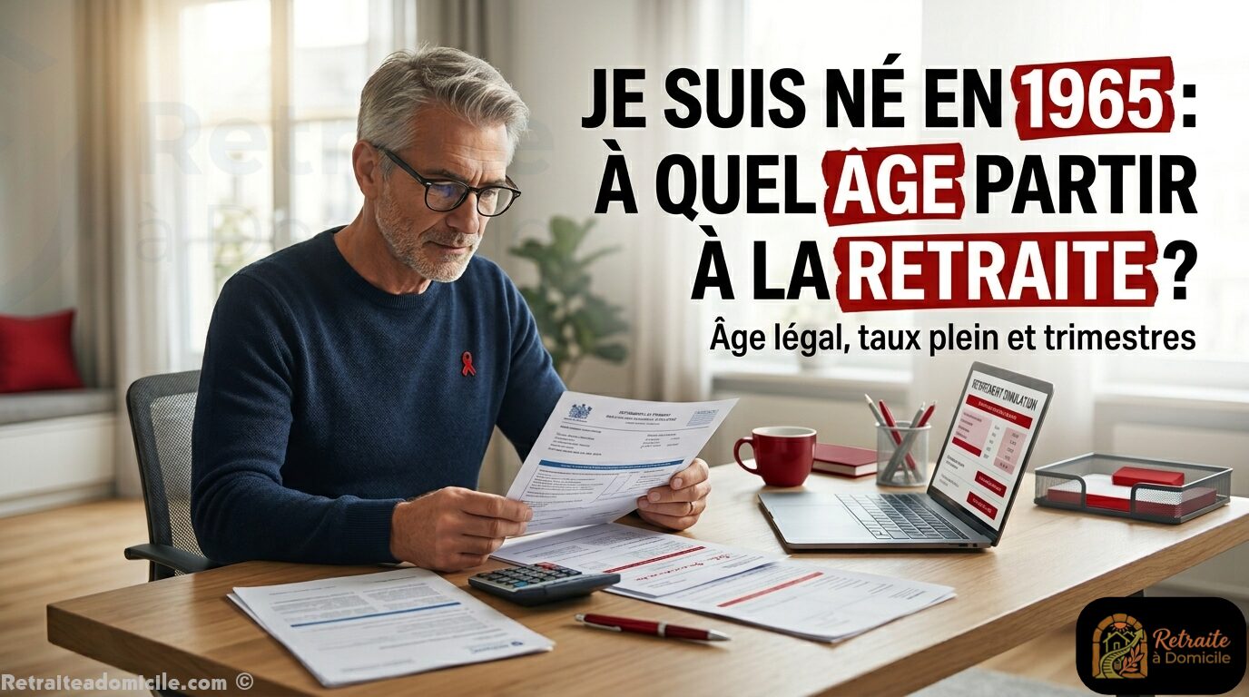 Je suis né en 1965 : à quel âge puis-je partir à la retraite ?