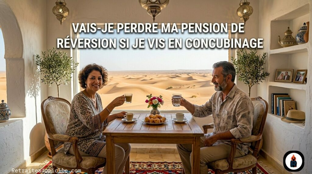 vais je perdre ma pension de réversion si je vis en concubinage